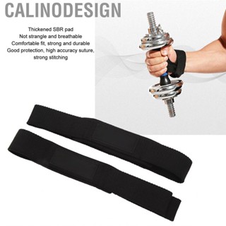 Calinodesign 1 Pair Lifting Wrist Straps Weightlifting Bodybuilding Powerlifting Strength Training Protection Non Slip Fitness Belt