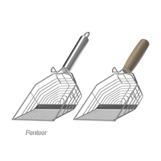 [Fenteer] ช้อนตักทรายแมว แบบตาข่าย ทนทาน สําหรับทําความสะอาดห้องน้ําแมว