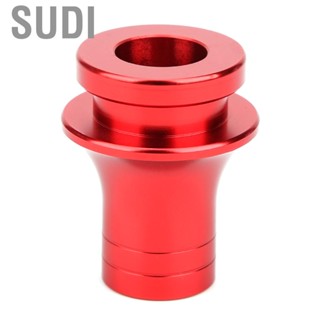 Sudi Shift Knob Boot Retainer Aluminum Alloy Material Red Car Gear Nut Adapter M12 x 1.25 Thread Fit for Subaru