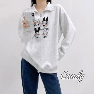 Candy Kids  เสื้อผ้าผู้ญิง แขนยาว เสื้อฮู้ด คลุมหญิง สไตล์เกาหลี แฟชั่น  พิเศษ ทันสมัย สวย Comfortable WWY239063B 36Z230909