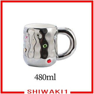 [Shiwaki1] แก้วกาแฟเซรามิค ของขวัญวันวาเลนไทน์ สําหรับหอพัก บ้าน ชา กาแฟ นม น้ําผลไม้ อาหารเช้า