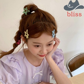 Bliss กิ๊บติดผม รูปดาวห้าแฉก Y2k น่ารัก สไตล์เกาหลี สําหรับผู้หญิง