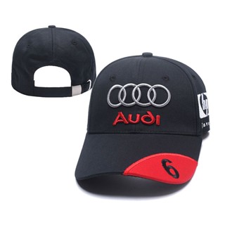 หมวกเบสบอล ผ้าฝ้าย ปักลายโลโก้รถยนต์ Audi สไตล์ใหม่ เหมาะกับเล่นกีฬากลางแจ้ง สี่ฤดูกาล 2023