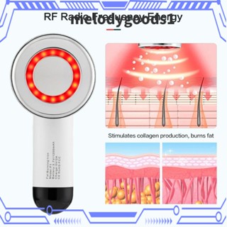 Melodygoods1 EMS เครื่องเผาผลาญไขมัน เครื่องนวดกระชับสัดส่วนร่างกาย ความถี่ RF กําจัดริ้วรอย และรอยแผลเป็น 9 IN 1 LED เครื่องนวดเพื่อความงามไฟฟ้าอินฟราเรด สําหรับการลดน้ําหนัก