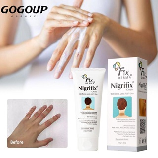 GOGOUP Fixderma Nigrifix ครีมบํารุง ให้ความชุ่มชื้น ไนไตรแคน รักษาโรคไนไตรฟรี จุดด่างดํา กําจัดโรคข้ออักเสบ ครีมบํารุงไนไตรแคน