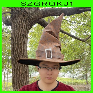 [szgrqkj1] หมวกแม่มด หมวกปีกกว้าง สําหรับถ่ายภาพ การแสดงบนเวที