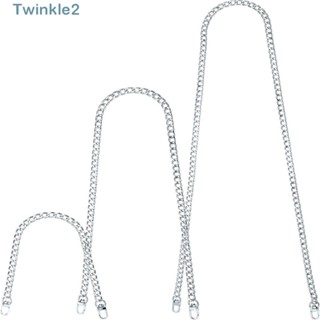 Twinkle สายโซ่โลหะ 15.7 นิ้ว 31.5 นิ้ว แบบเปลี่ยน สําหรับกระเป๋าถือ งานฝีมือ DIY 47.2 นิ้ว