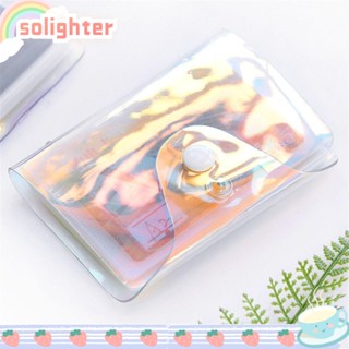 Solighter เคสใส่การ์ด เลเซอร์ แบบพกพา 20 บิต สีใส