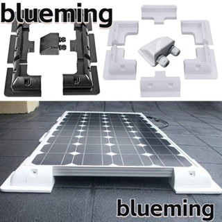 Blueming2 อุปกรณ์เมาท์ขาตั้งแผงพลังงานแสงอาทิตย์ สีดํา สีขาว สําหรับ Rv Boats And Caravans 7 ชิ้น ต่อชุด