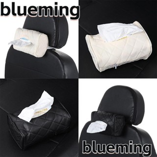 Blueming2 กล่องกระดาษทิชชู่ ที่พิงศีรษะ อุปกรณ์เสริม สําหรับตกแต่งรถยนต์