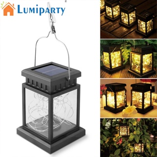 Lumiparty โคมไฟ Led พลังงานแสงอาทิตย์ กันน้ํา สําหรับแขวนตกแต่งสวน ลานกลางแจ้ง