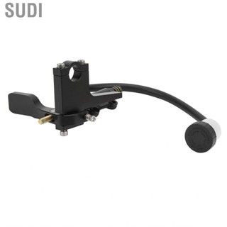 Sudi Clutch Thumb Brake Master Cylinder Lever Aluminum Alloy Heavy Duty Black for Motorcycle