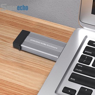 [superecho.th] เคส USB Type-c อินเตอร์เฟซคู่ M.2 NVME SSD USB3.1 Gen2 10Gbps SSD Box M/M+B Key