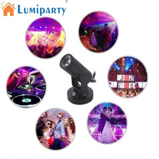 Lumiparty Rgbw โคมไฟสปอตไลท์ Led 1w 160 องศา น้ําหนักเบา แบบพกพา เรืองแสงต่อเนื่อง สําหรับเวที