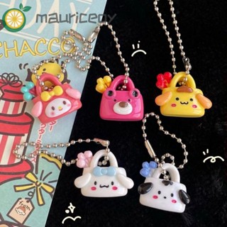 Mauriceoya พวงกุญแจเรซิ่น จี้การ์ตูน My Melody Pachacco Pompom Purin Lotso น่ารัก ขนาดเล็ก สําหรับห้อยกระเป๋า