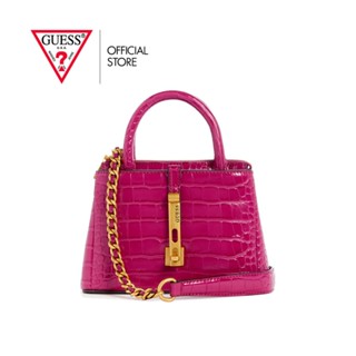 GUESS กระเป๋าสะพายผู้หญิง รุ่น CA877376 JAMES MINI SATCHEL สีชมพู