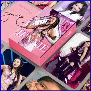 Gp1 สีชมพู 55 ชิ้น / เซต BLACKPINK Jennie LOMO การ์ด โปสเตอร์ อัลบั้ม solo Jennie คอลเลกชันภาพ PG1