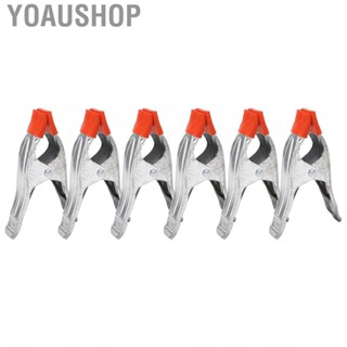 Yoaushop Clamp Silver and Red Non Deformable Environmentally Friendly Galvanised Iron Metal Spring for Photography