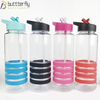 Buttterfly ขวดน้ํา แบบพกพา พร้อมหลอดดูด กันรั่วซึม สําหรับเล่นกีฬา