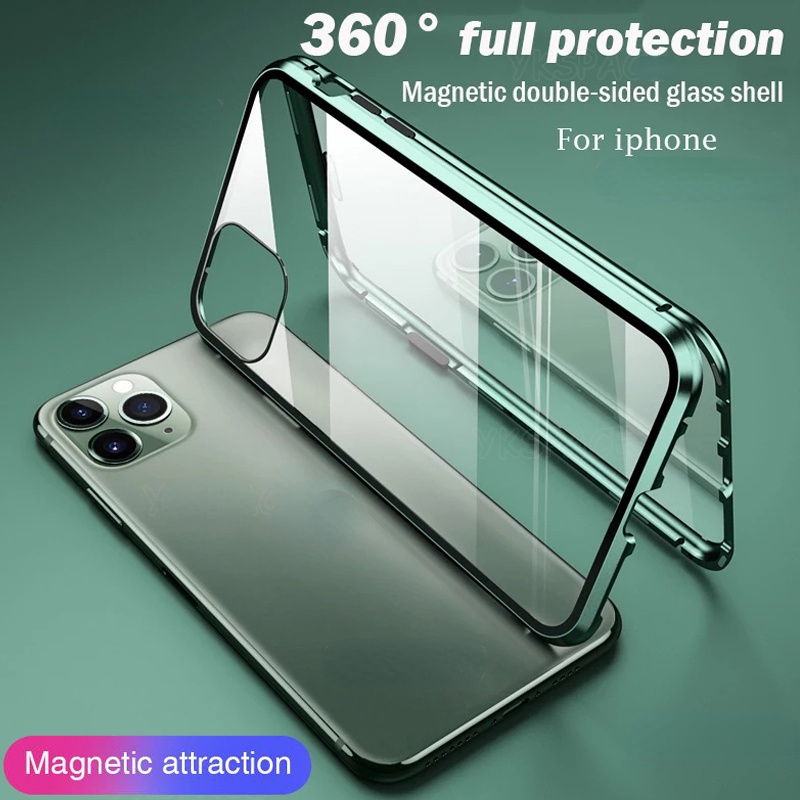 360° เคสโทรศัพท์มือถือแบบใส กันกระแทก สองด้าน สําหรับ iPhone 15 14 Pro Max 5G 2023 i15 15Pro 15Plus 15ProMax 14Pro 14Plus