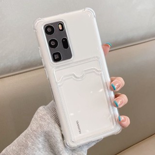 เคสใสใส่บัตร ขอบกันกระแทก พร้อมช่องใส่บัตร  สําหรับ VIVO T1X Y21S Y11 Y12 Y15 Y17 V23 Y15S V23E Y02A Y02T  เคสใส