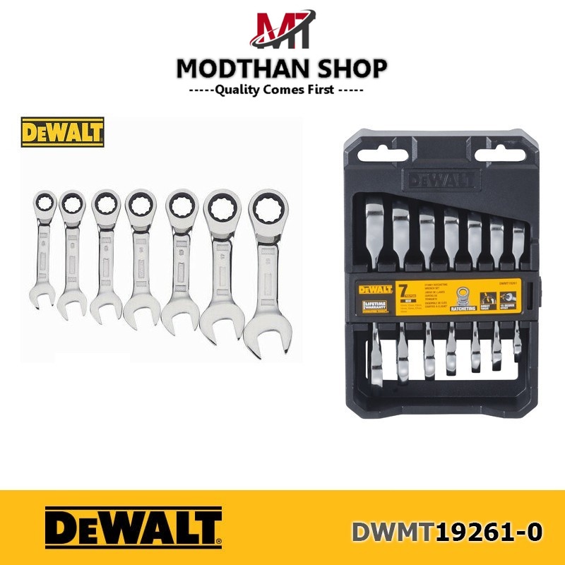 DEWALT DWMT19261-0 ประแจแหวนข้างปากตาย ฟรีได้  #10 #12 #13 #14 #15 #17 #19