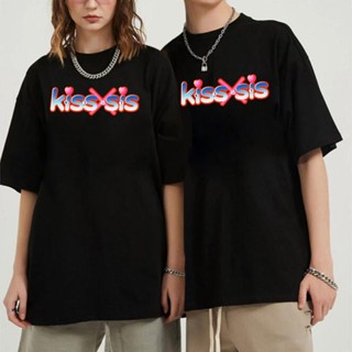 เสื้อยืด พิมพ์ลายอนิเมะ Kiss X Sis สไตล์ญี่ปุ่น สําหรับผู้ชาย 90S