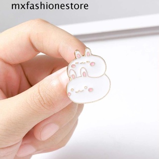 Mxfashione เข็มกลัด รูปกระต่ายน่ารัก เครื่องประดับ สําหรับผู้หญิง ผู้ชาย