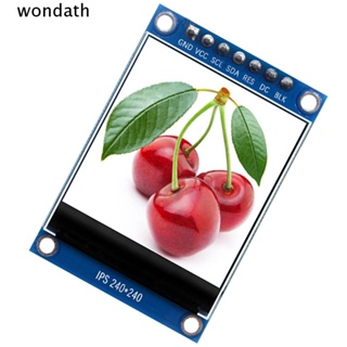 Wonda โมดูลหน้าจอ LCD IPS 65K พร้อมอินเตอร์เฟซ SPI TFT LCD 1.3 นิ้ว ST7789 IC Driver 3.3V 240x240 สําหรับ Arduino