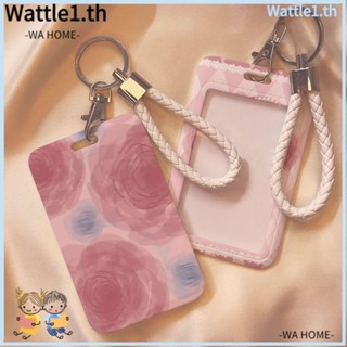 Wttle กระเป๋าใส่บัตรเครดิต บัตรประจําตัวประชาชน พลาสติก ลายการ์ตูน สําหรับผู้ชาย และผู้หญิง