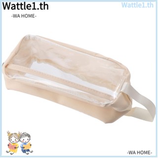 Wttle กล่องดินสอ ผ้า PVC ของขวัญ เครื่องเขียน สําหรับสํานักงาน