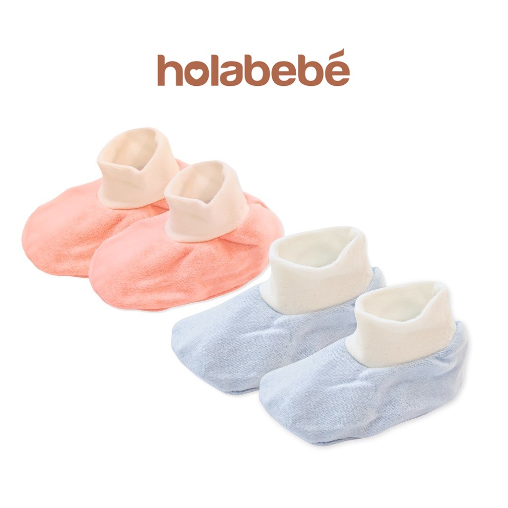 Holabebe Basico Booties Bayi Basico NewBoard Baby Booties – Lembut & Selesa (0–6M)
