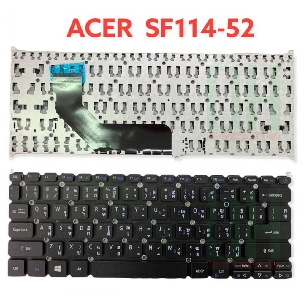 แป้นพิมพ์ คีย์บอร์ดโน๊ตบุ๊ค Acer Swift 3,10 SF114-52 Laptop Keyboard