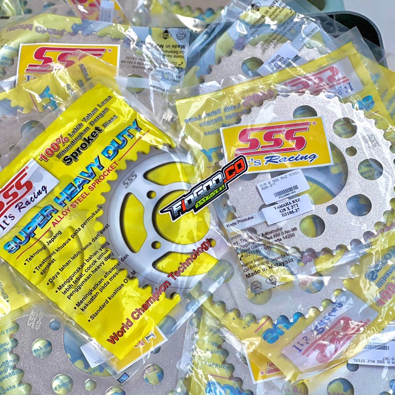 REAR GEAR SSS YAMAHA RX KING FIZ R JUPITER RXZ REAR GEAR RXZ SSS เกียร์ SSS 428 415 เกียร์ด้านหลัง Y
