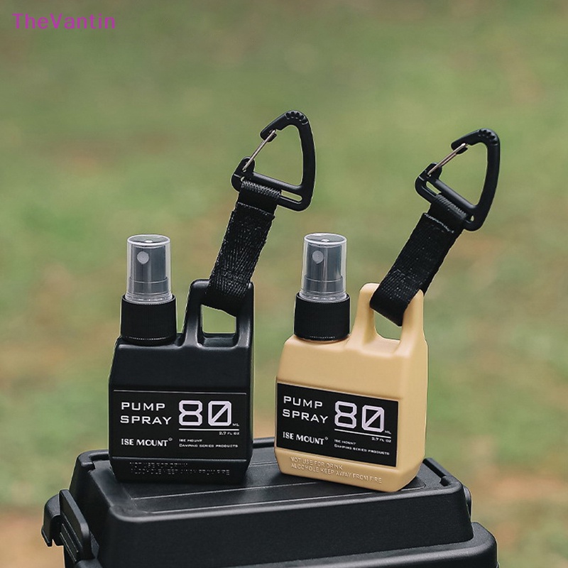 Thevantin ขวดปั๊มเปล่า แบบพกพา เติมได้ ขนาด 80 มล. สําหรับใส่เครื่องสําอาง เดินทาง