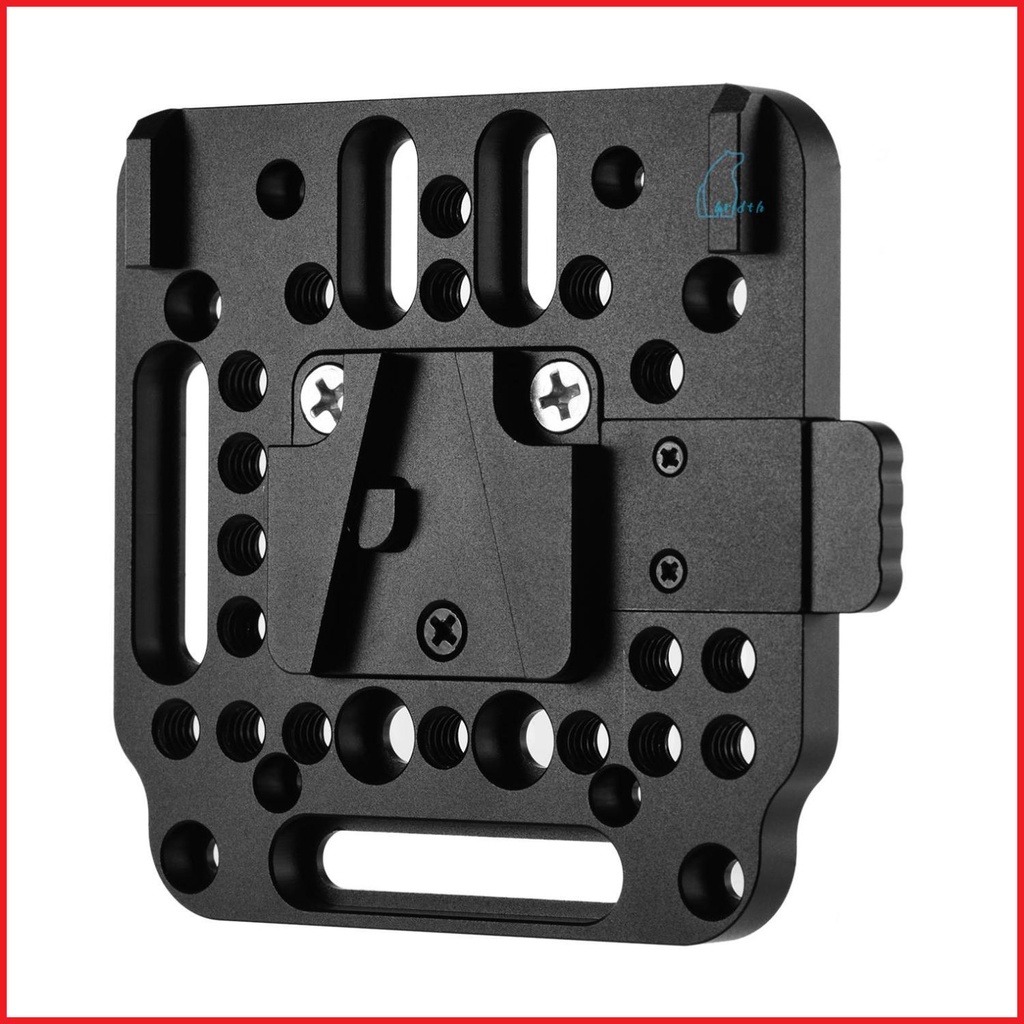 Quick Release Plate for V-Mount Battery - Enhanced Stability and Flexibility for Camera Mounting