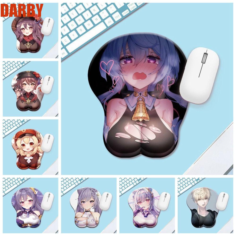 Darby แผ่นรองเมาส์ 3D ลายการ์ตูนอนิเมะ Bobo Series สบาย ออกแบบตามสรีรศาสตร์ สําหรับคอมพิวเตอร์
