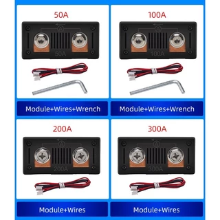 PZEM-025 วัดไฟ DC 50A-300A 0-300V มี Shunt ในตัว วัด 2 ทิศทาง งานแบต Solar cell Volt Amp Power Kwh Watt Meter [ MT ]