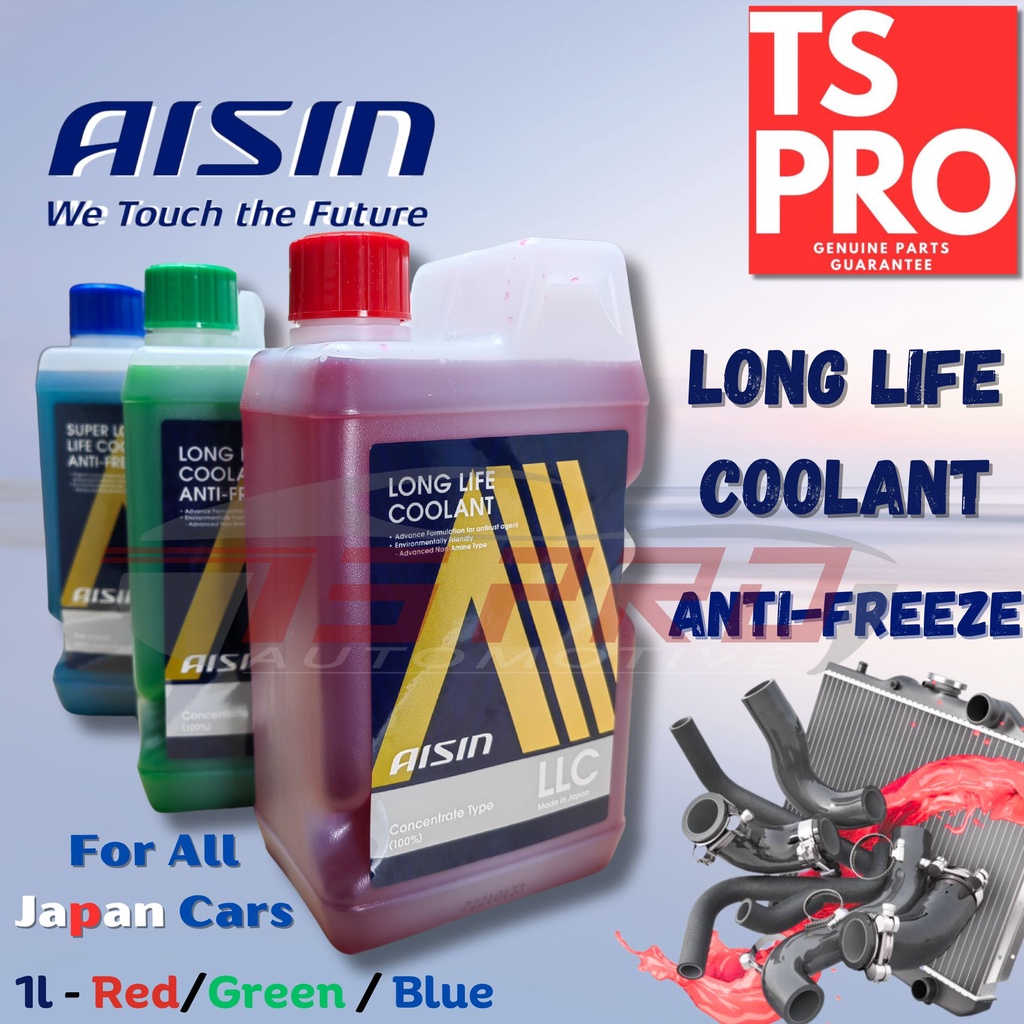 Aisin Long Life Coolant / Anti-Freeze 1L - สําหรับรถยนต์ญี่ปุ่นทั้งหมด