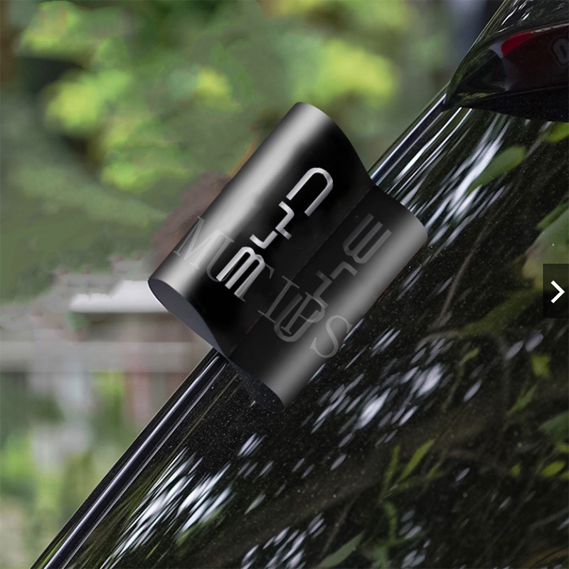 Byd สติกเกอร์ฉลาก PVC ลายปลาโลมา สําหรับติดตกแต่งประตูรถยนต์ BYD Atto 3 Yuan plus Seal U Han EV Dolphin Atto3 2023 2024