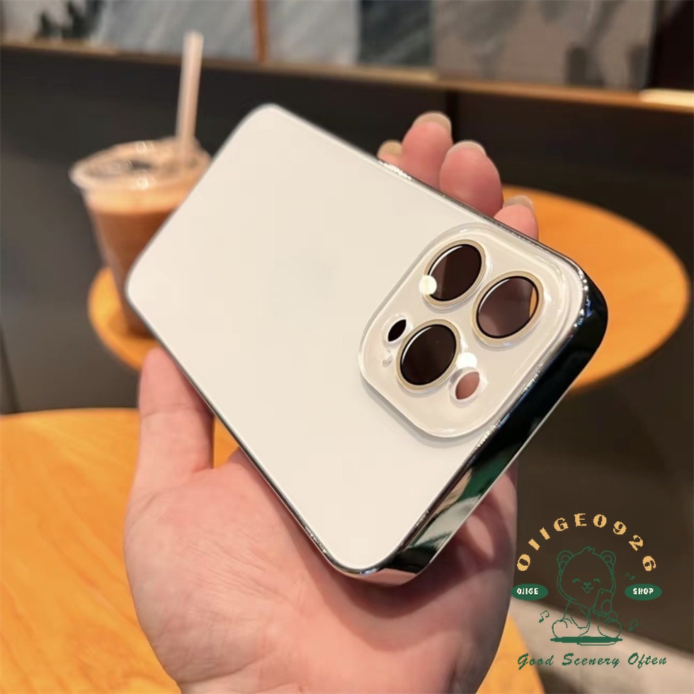 เคสไอโฟน 15 pro max 14 13 12 11 เคส iphone case Plating AG เคสโทรศัพท์มือถือ PC แข็ง กันรอยนิ้วมือ กันตก สําหรับ iPhone15 14 13 12 11Pro Max