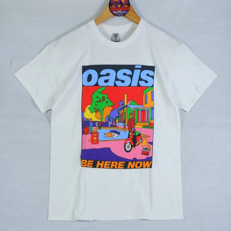 เสื้อวงลิขสิทธิ์แท้ " Oasis ลาย Here Now "