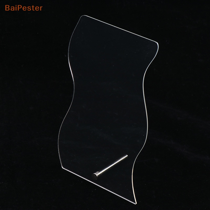 [BaiPester] แผ่นบอร์ดอะคริลิคใส เนื้อแมตต์ ทรงไม่สมมาตร สําหรับโชว์เล็บปลอม