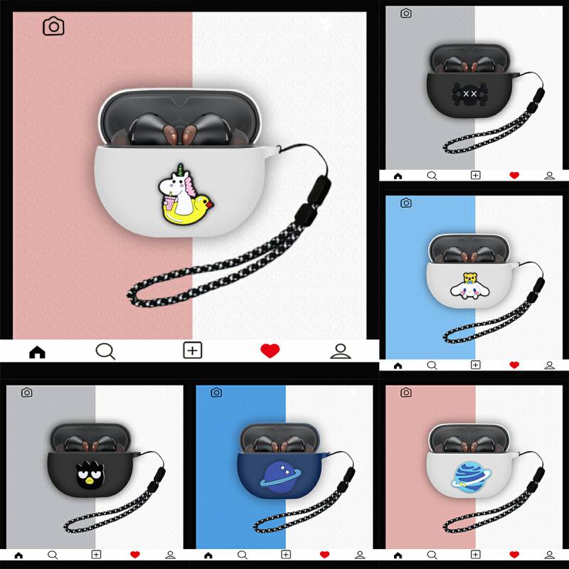 B403 Soundpeats AIR4 PRO case / AIR4 LITE / AIR4 CASE Silicone Protective Case Dust-proof Protective