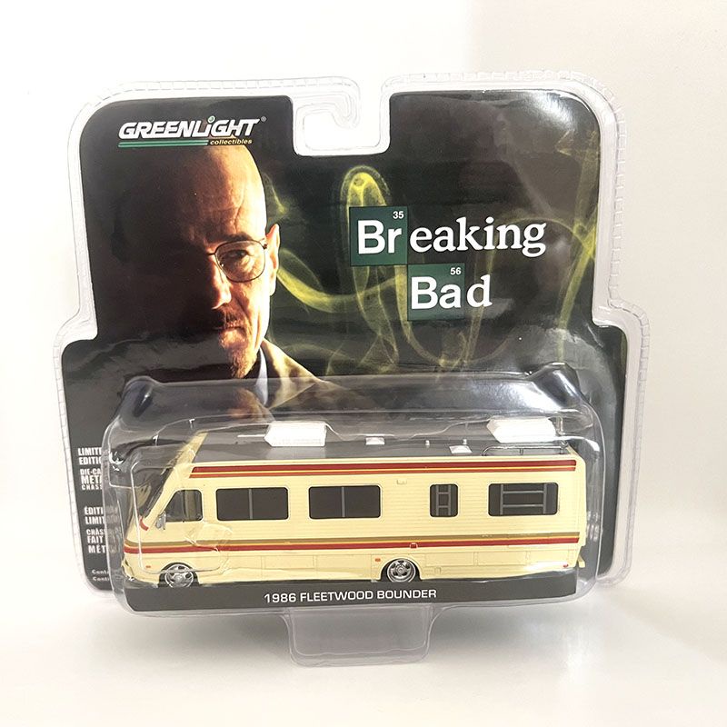 【ใช้ได้】Greenlight โมเดลรถยนต์ 1/64 1986 Fleetwood Bou Bus RV รถ โมเดล บูติค ของเล่น ของขวัญผู้ชาย ของขวัญ