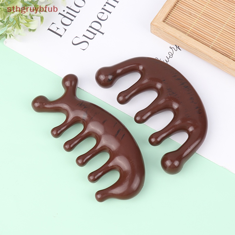 Sthb หวีเรซิ่น ป้องกันไฟฟ้าสถิตย์ สําหรับนวดหนังศีรษะ ไหล่ คอ 1 ชิ้น