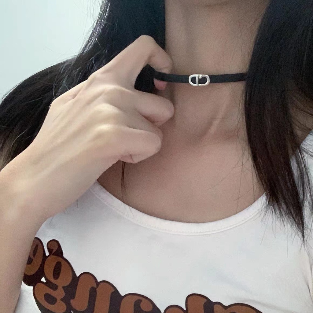 สร้อยข้อมือ เชือกหนัง สีดํา แฟชั่น ตัวอักษร CD เซ็กซี่ สําหรับผู้ชาย และผู้หญิง ราคา ถูกที่สุด ดีลบีเคเค แกลเลอรีภาพที่ 7