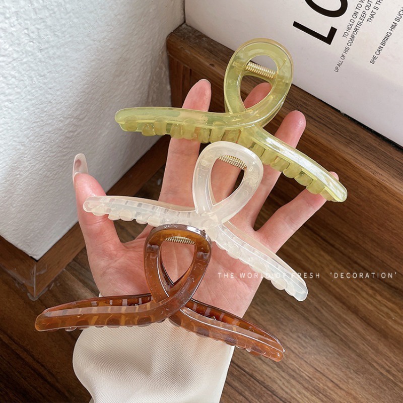 15cm Korean Large Hair Clip Female Simple Shark Clip Hair accessories