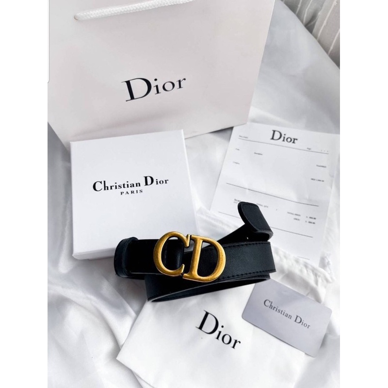 เข็มขัด​ 𝓒𝓱𝓻𝓲𝓼𝓽𝓲𝓪𝓷 𝓓𝓲𝓸𝓻 [พร้อมส่งจากไทย] งานพรีเมี่ยมอย่างดี อุปกรณ์ครบ กล่อง ถุงแบรนด์ การ์ด