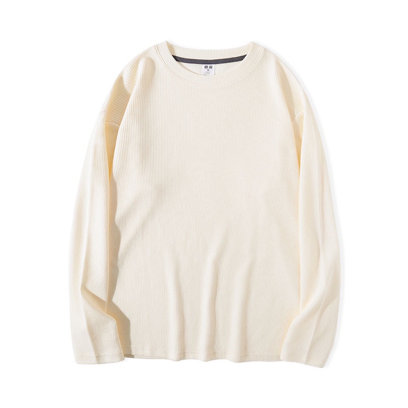 เสื้อยืดแขนยาว คอกลม สําหรับผู้ชาย